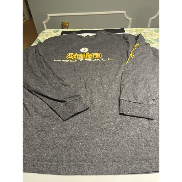 NFL Team Apparel Other - NFL Team Apparel Pittsburgh Steelers Long Sleeve Tee Shirt Sz L